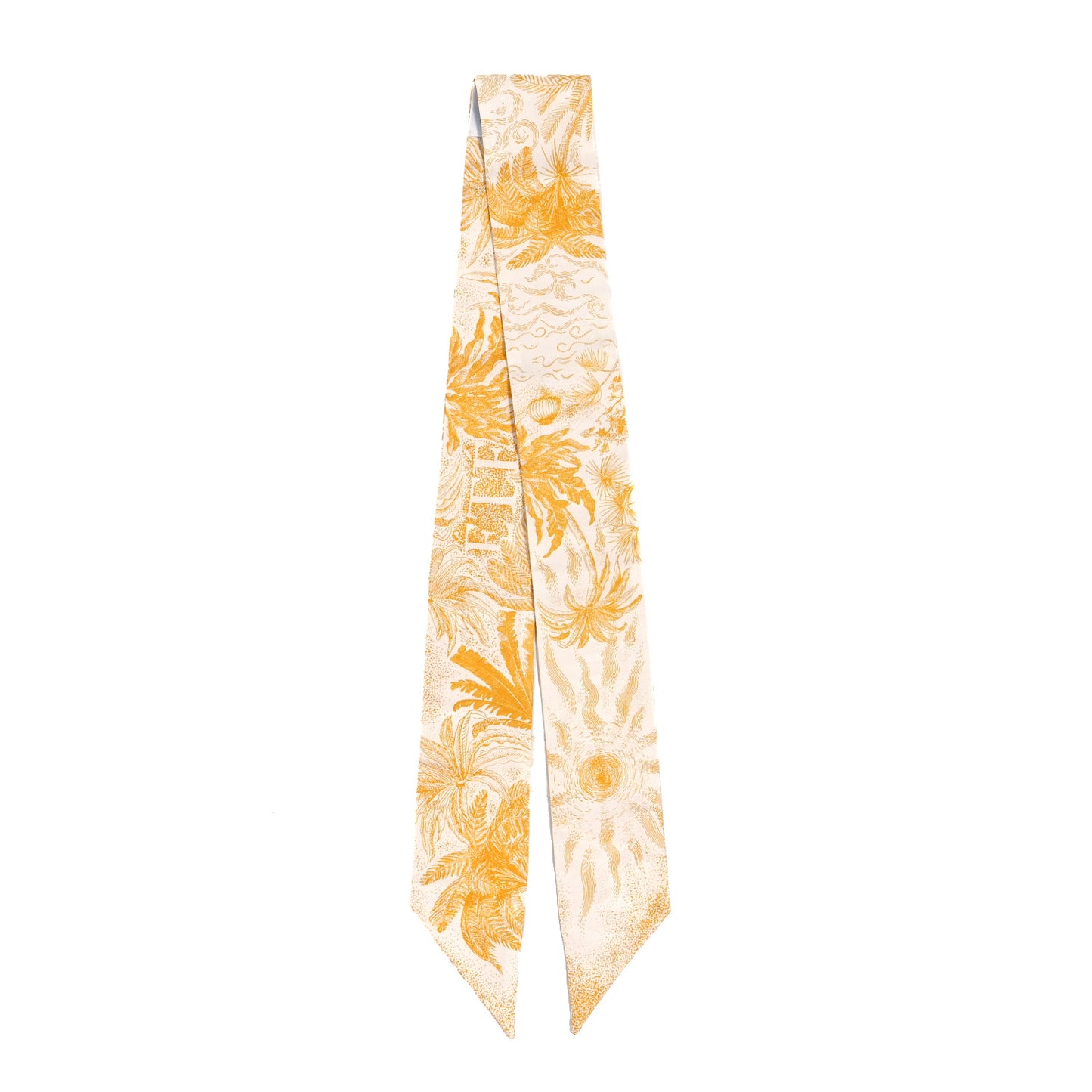 Silk ABCDior E Mitzah Scarf Jaune