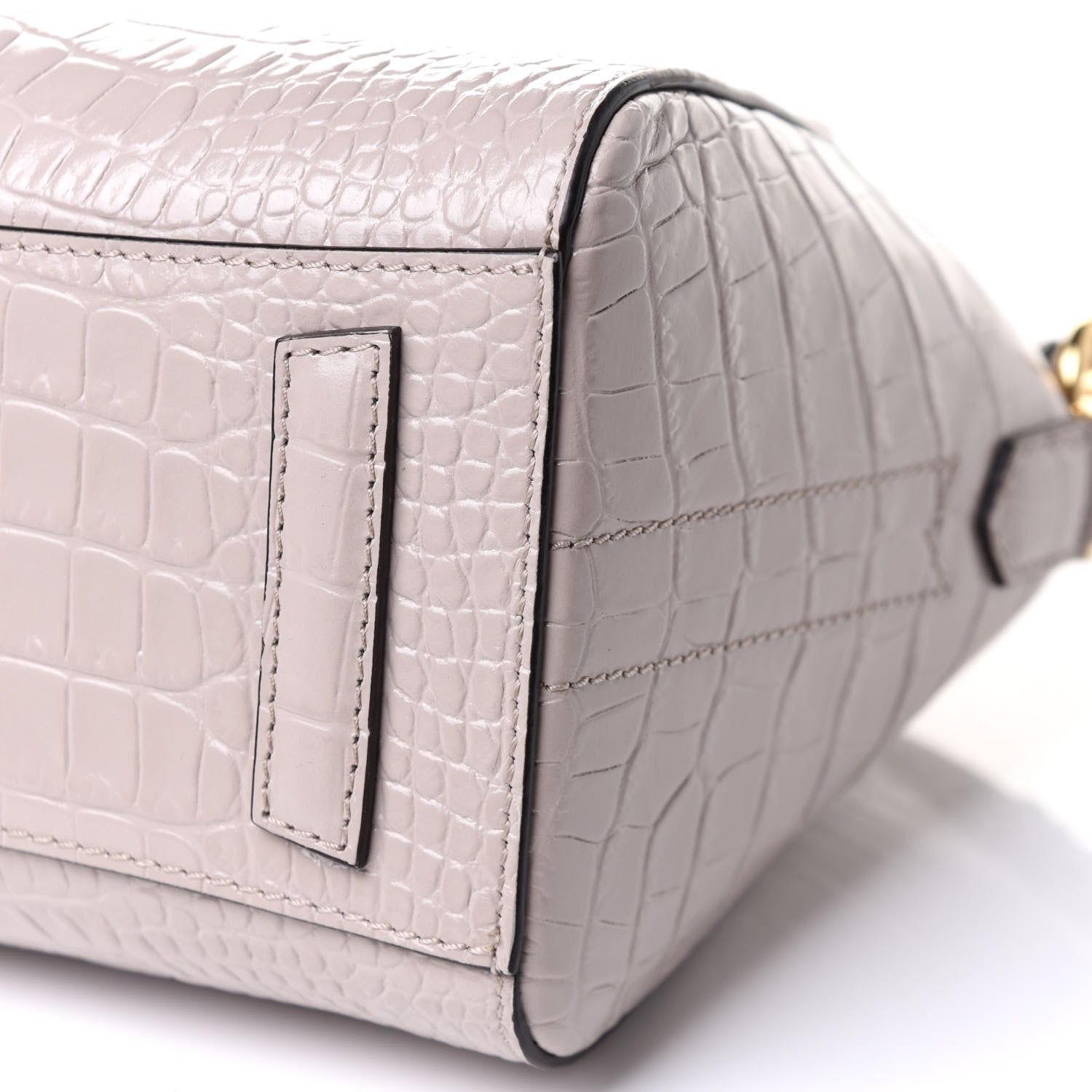 Givenchy Calfskin Crocodile Embossed Mini Antigona Dune 10 of 10