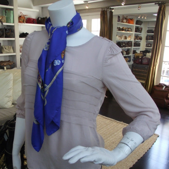 Silk Grand Fonds Scarf 90