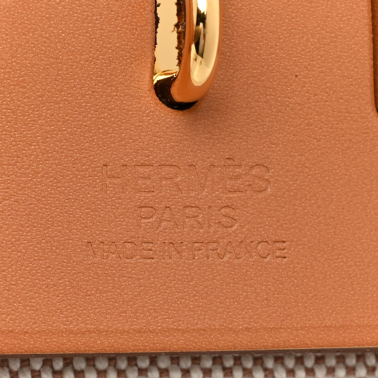 Hermes Vache Hunter Toile Chaine D'Ancre Herbag Zip Retourne 31 PM Capucine Ecru Naturel 7 of 9