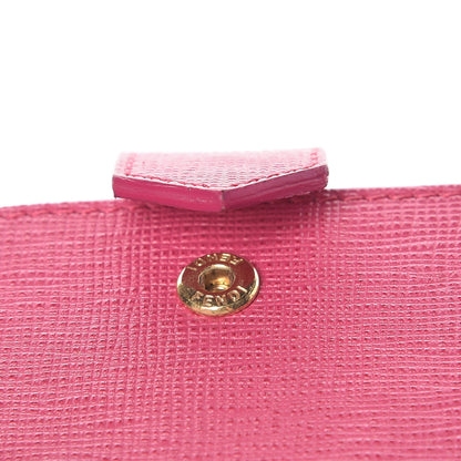 Fendi Vitello Elite Gusseted Card Holder Magenta 9 of 12