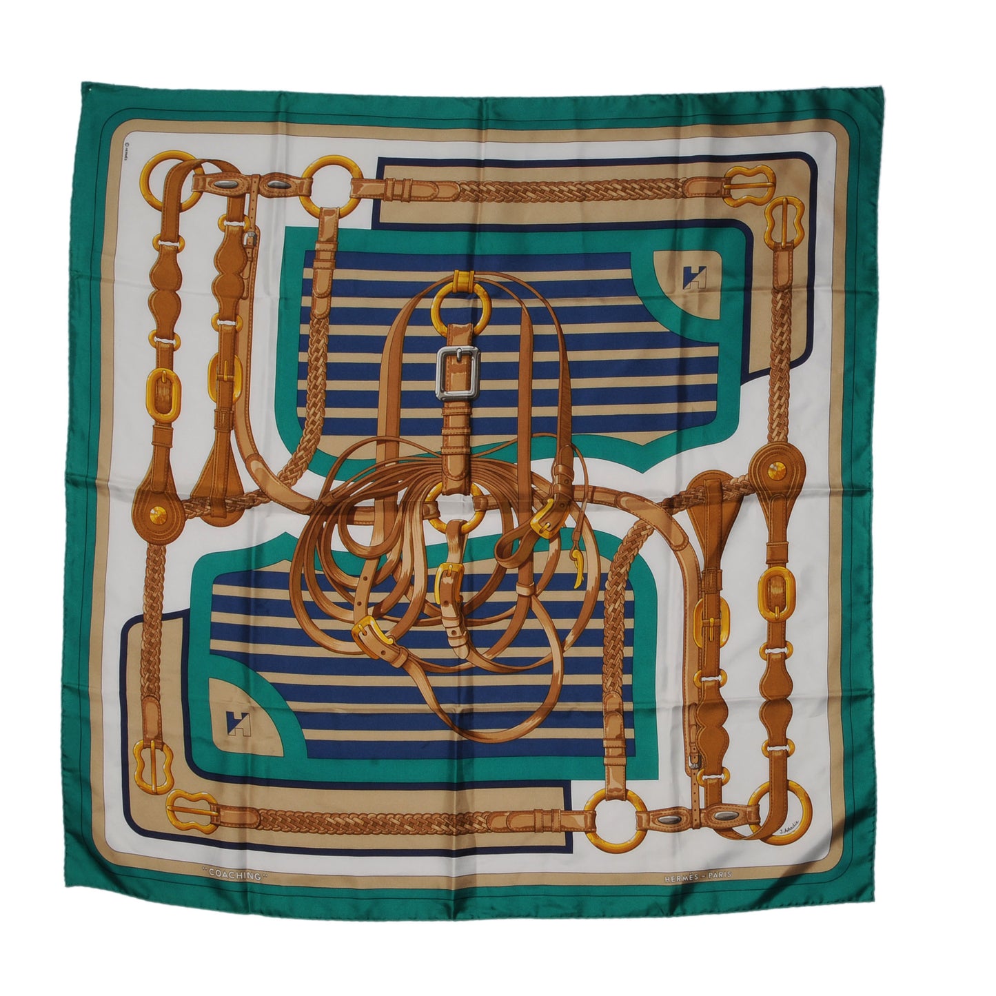 Silk Coaching Scarf 90