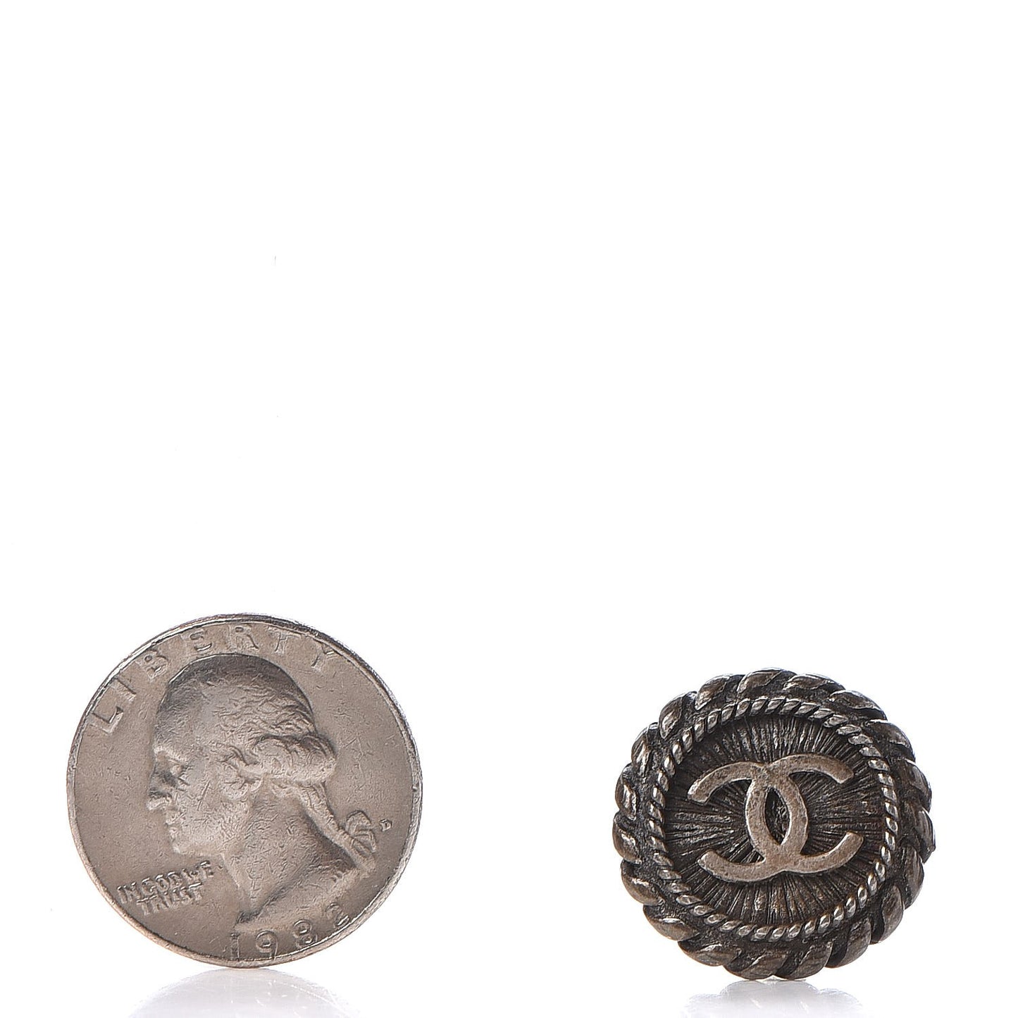 Ruthenium CC Clip On Earrings