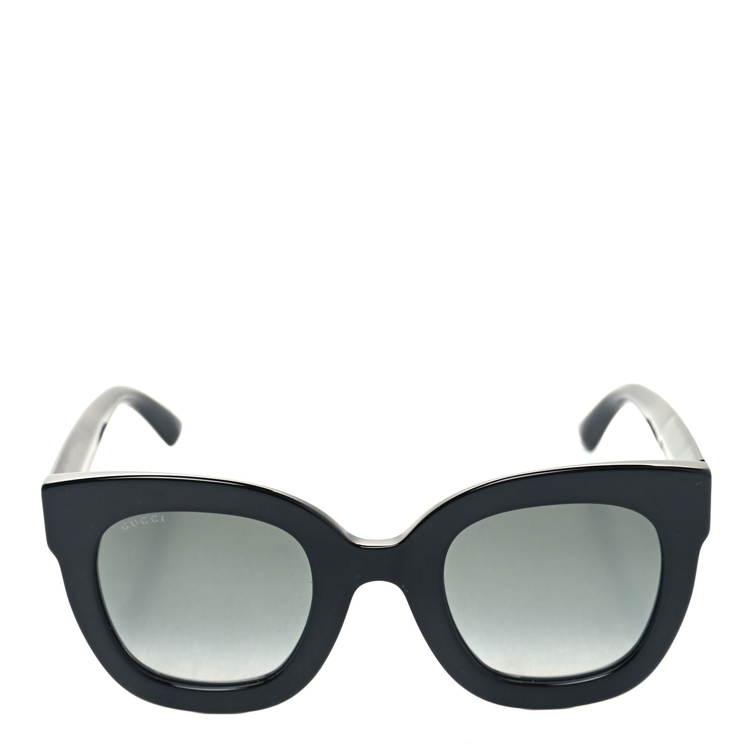 Gucci Acetate Crystal Star Round Frame Sunglasses GG0208S Black 2 of 9