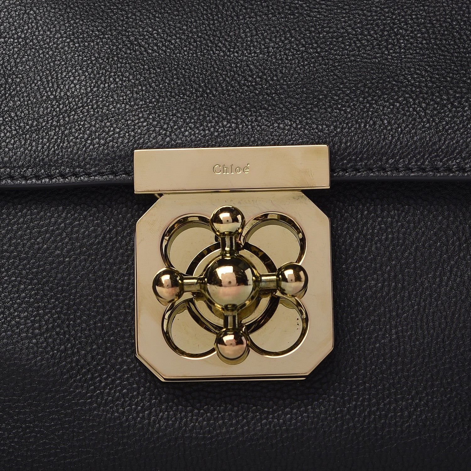 Chloe Calfskin Medium Elsie Shoulder Bag Black 7 of 10
