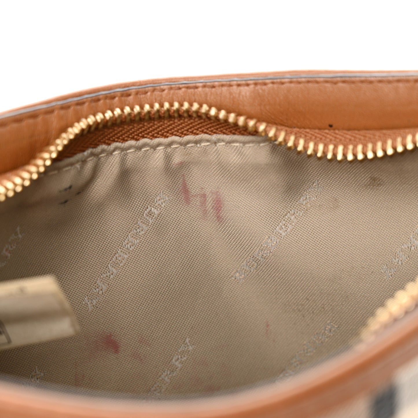 Haymarket Check Clara Pochette Brown