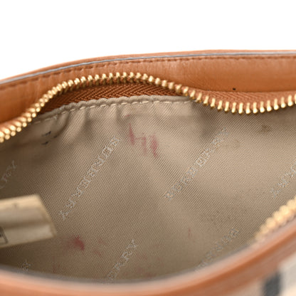 Burberry Haymarket Check Clara Pochette Brown 12 of 15