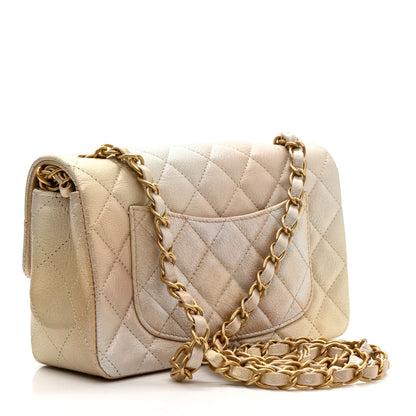 Chanel Metallic Goatskin Quilted Mini Rectangular Flap Gold 3 of 12