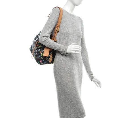 Louis Vuitton Monogram Multicolor Petit Noe Black 2 of 6