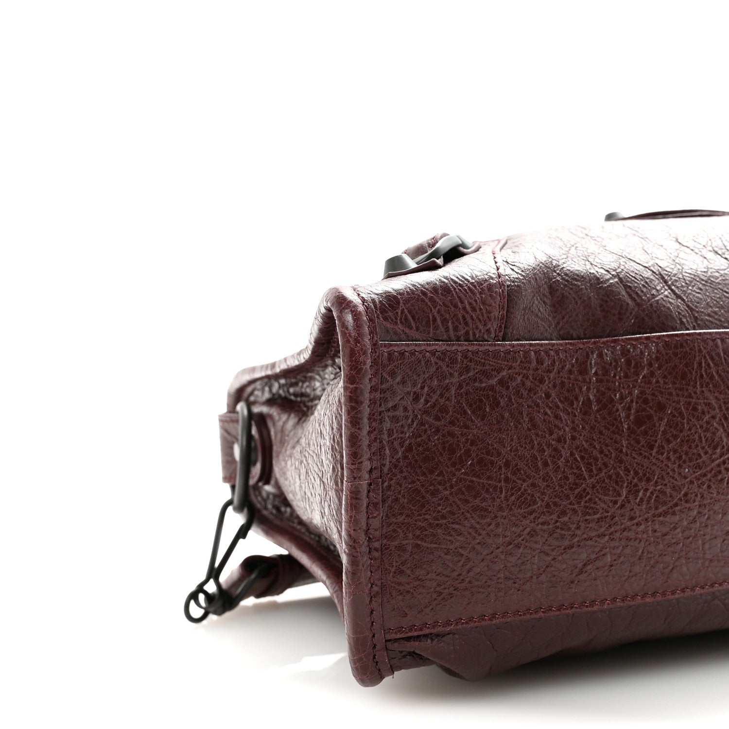 Balenciaga Agneau Arena Classic Hardware Small Le City Dark Burgundy 8 of 9