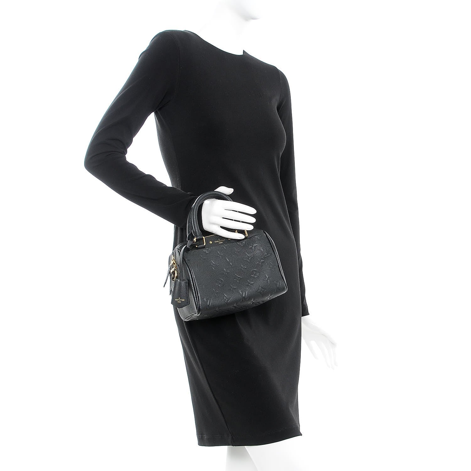 Louis Vuitton Empreinte Speedy Bandouliere 20 NM Black 3 of 8