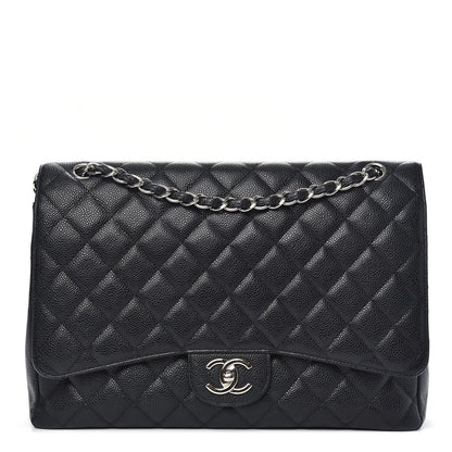 Chanel Caviar Quilted Maxi Double Flap Black 1 of 10