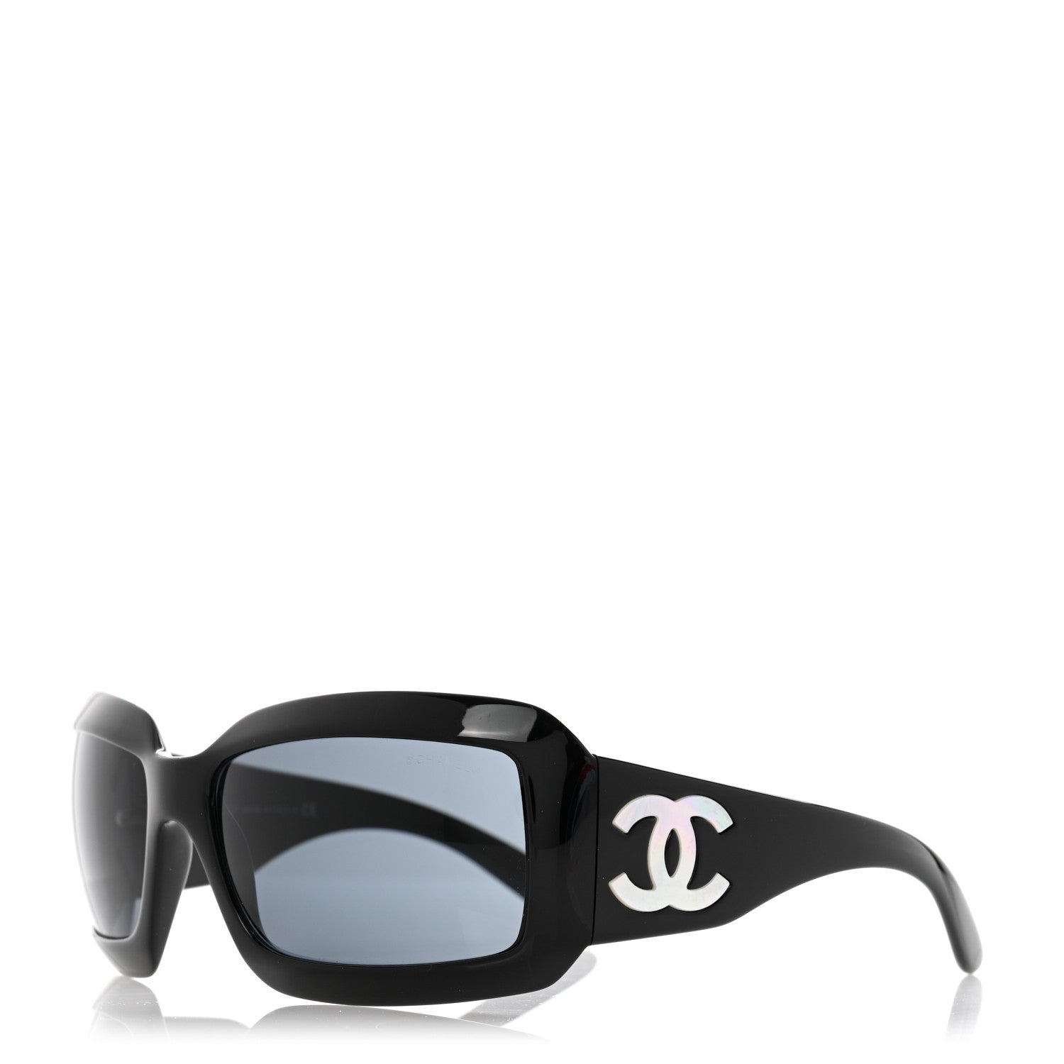 Chanel Mother of Pearl CC Sunglasses 5076-H Black 1 of 8