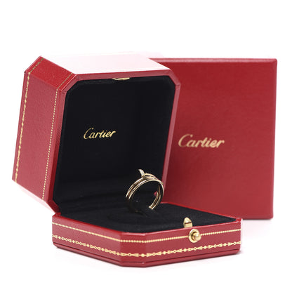 Cartier 18K Yellow Gold Diamond Double Juste Un Clou Ring 54 6.75 5 of 5