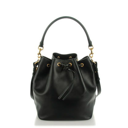 Saint Laurent Calfskin Large Emmanuelle Bucket Bag Black 1 of 7
