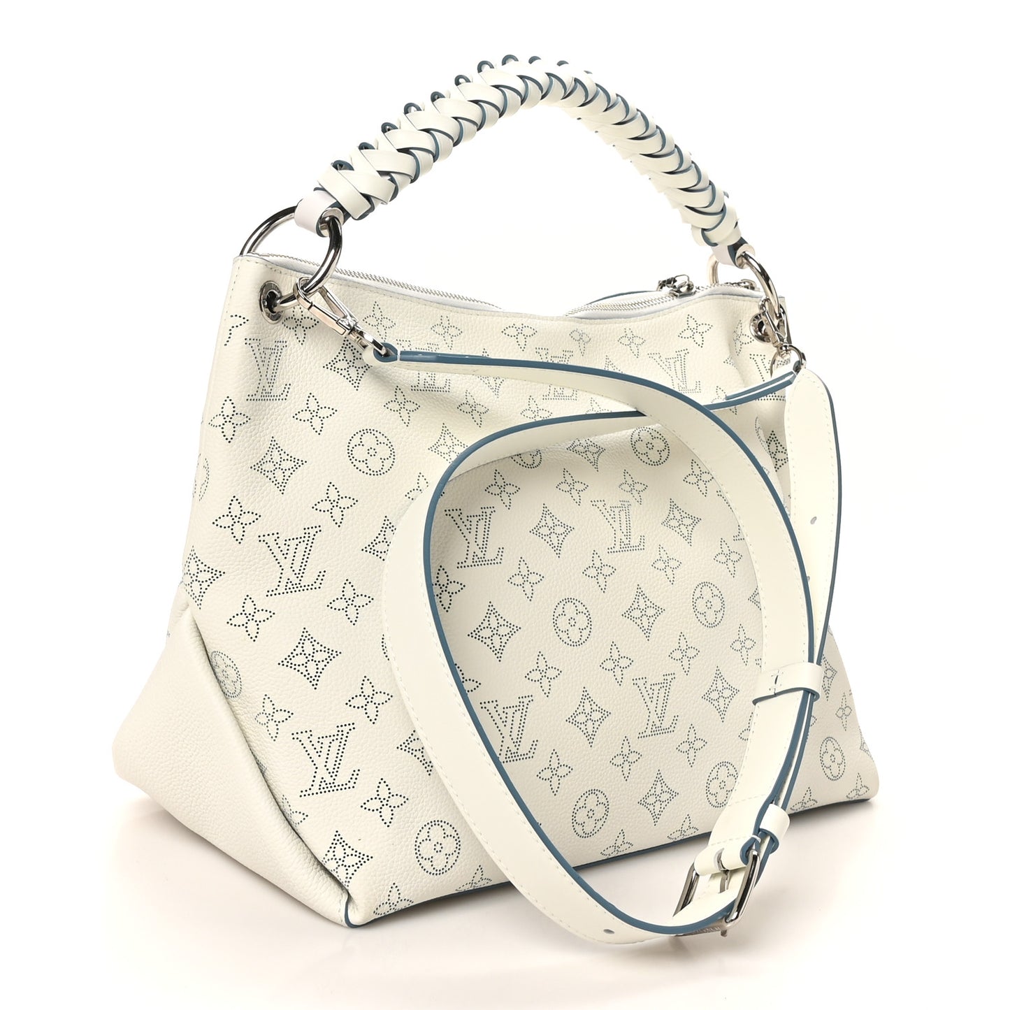 Mahina Beaubourg Hobo MM Snow Orage Blue