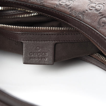 Gucci Guccissima Medium GG Twins Hobo Dark Brown 6 of 12