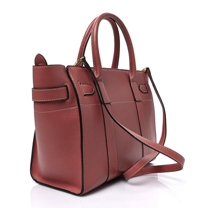 Mulberry Silky Calfskin Small Bayswater Zip Tote Antique Rose 2 of 7