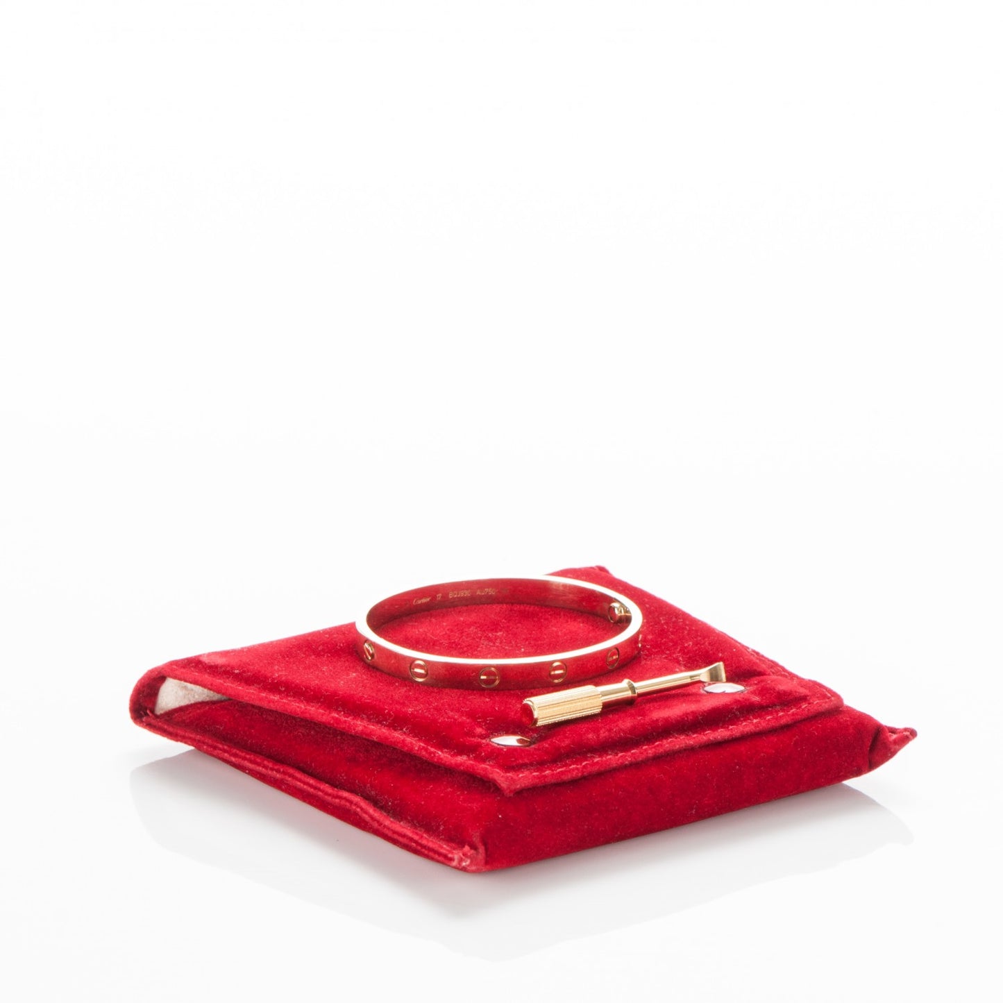 18K Yellow Gold LOVE Bracelet 17