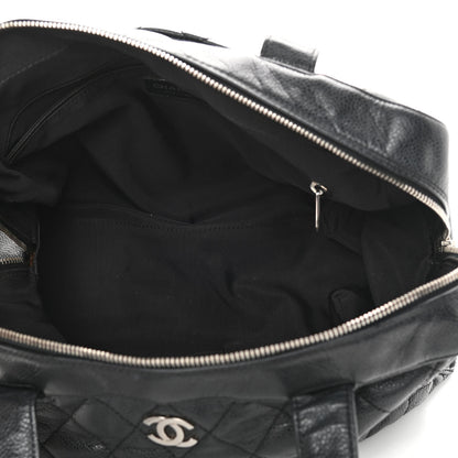Chanel Caviar Quilted Bowler Black 5 of 14