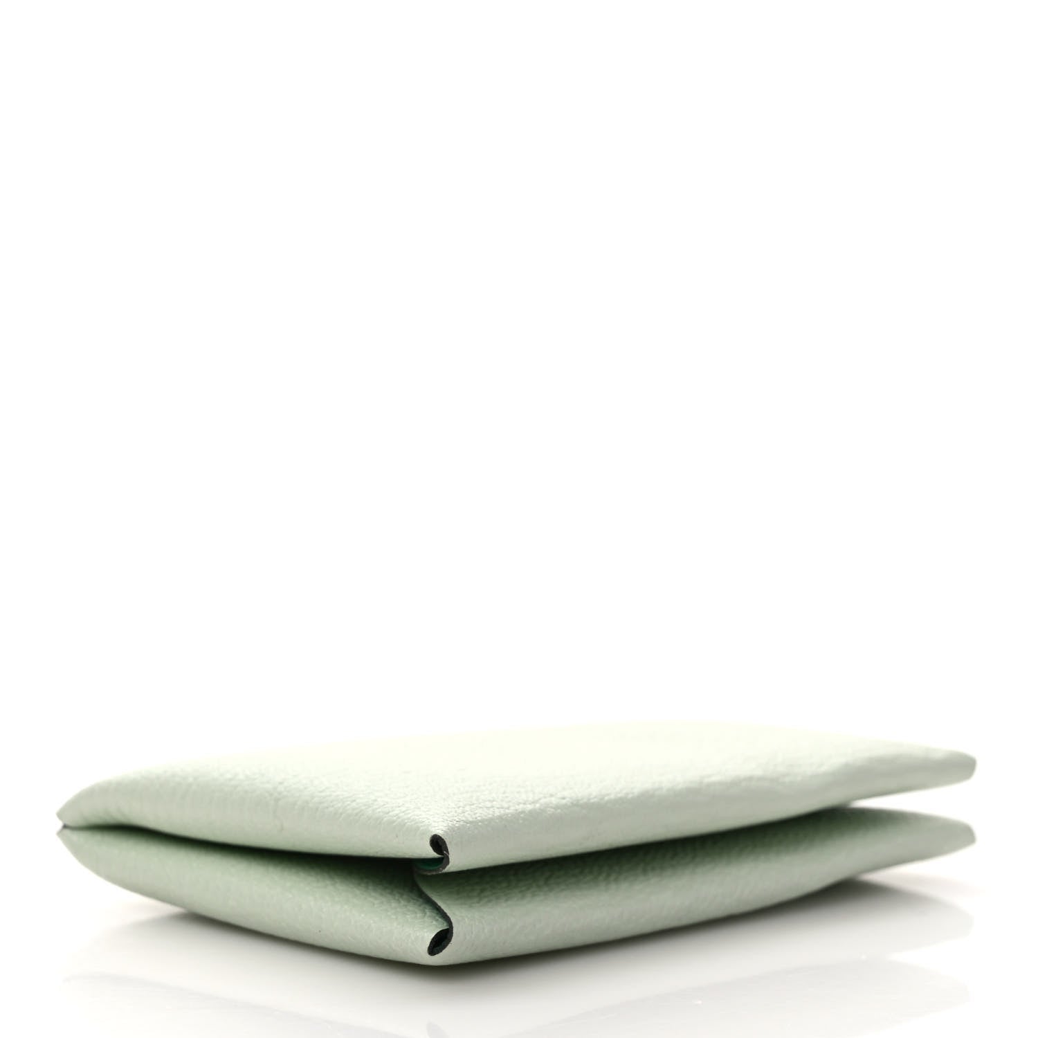 Hermes Chevre Mysore Verso Calvi Duo Card Case Vert Fizz Menthe 4 of 7