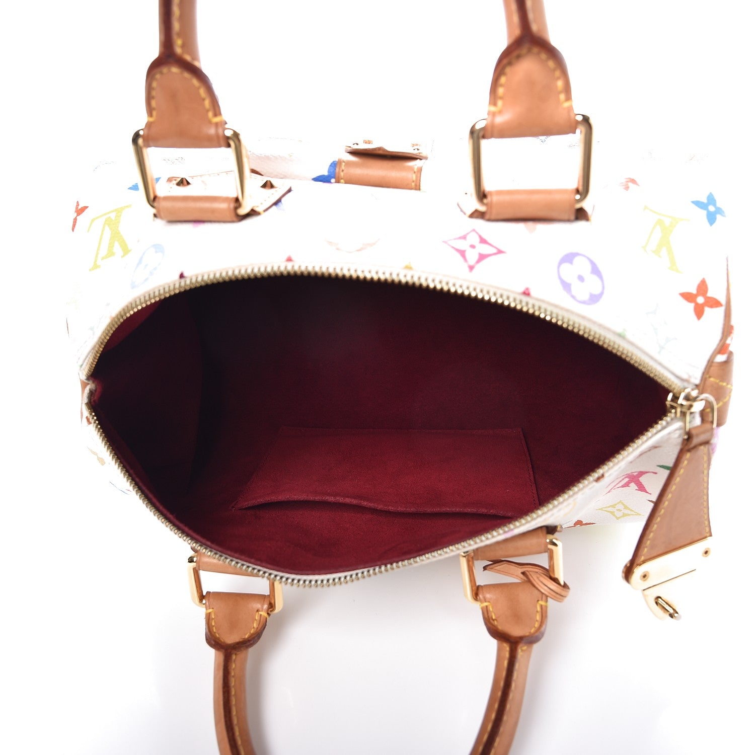 Louis Vuitton Monogram Multicolor Speedy 30 White 5 of 10