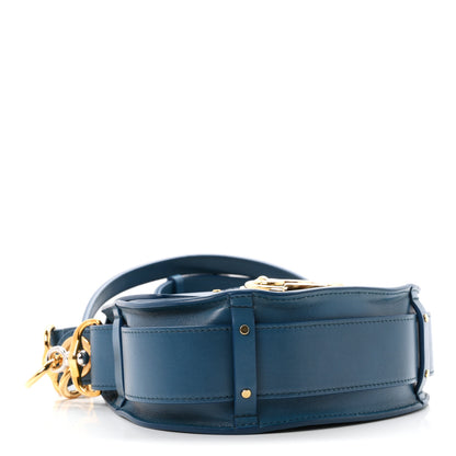 Chloe Calfskin Suede Small Tess Bag Vinyl Blue 4 of 10