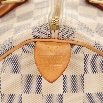 Louis Vuitton Damier Azur Speedy 30 6 of 10