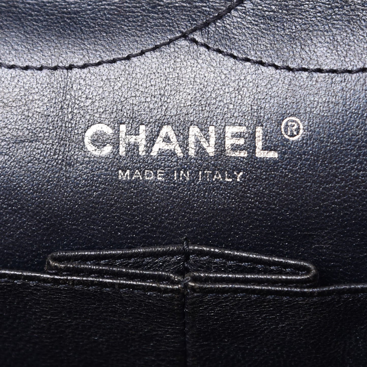 Metallic Aged Calfskin Quilted 2.55 Reissue 228 Flap Blue
