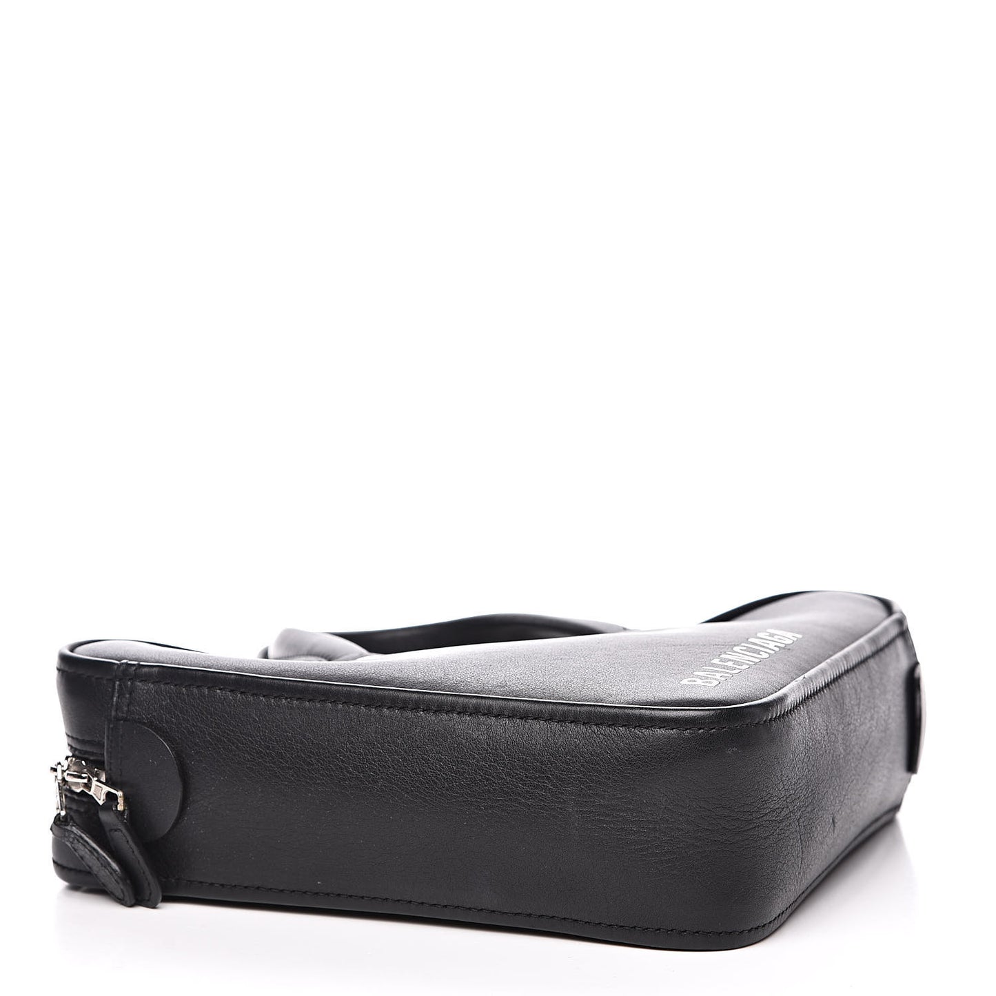 Calfskin XS Triangle Duffle Black