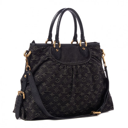 Louis Vuitton Denim Neo Cabby MM Black 3 of 8