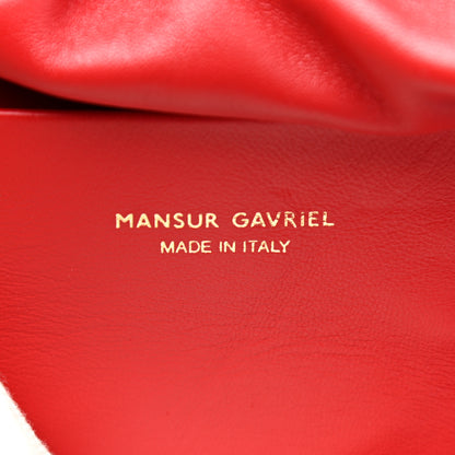 Mansur Gavriel Lambskin Cloud Clutch Black Flamma 6 of 6