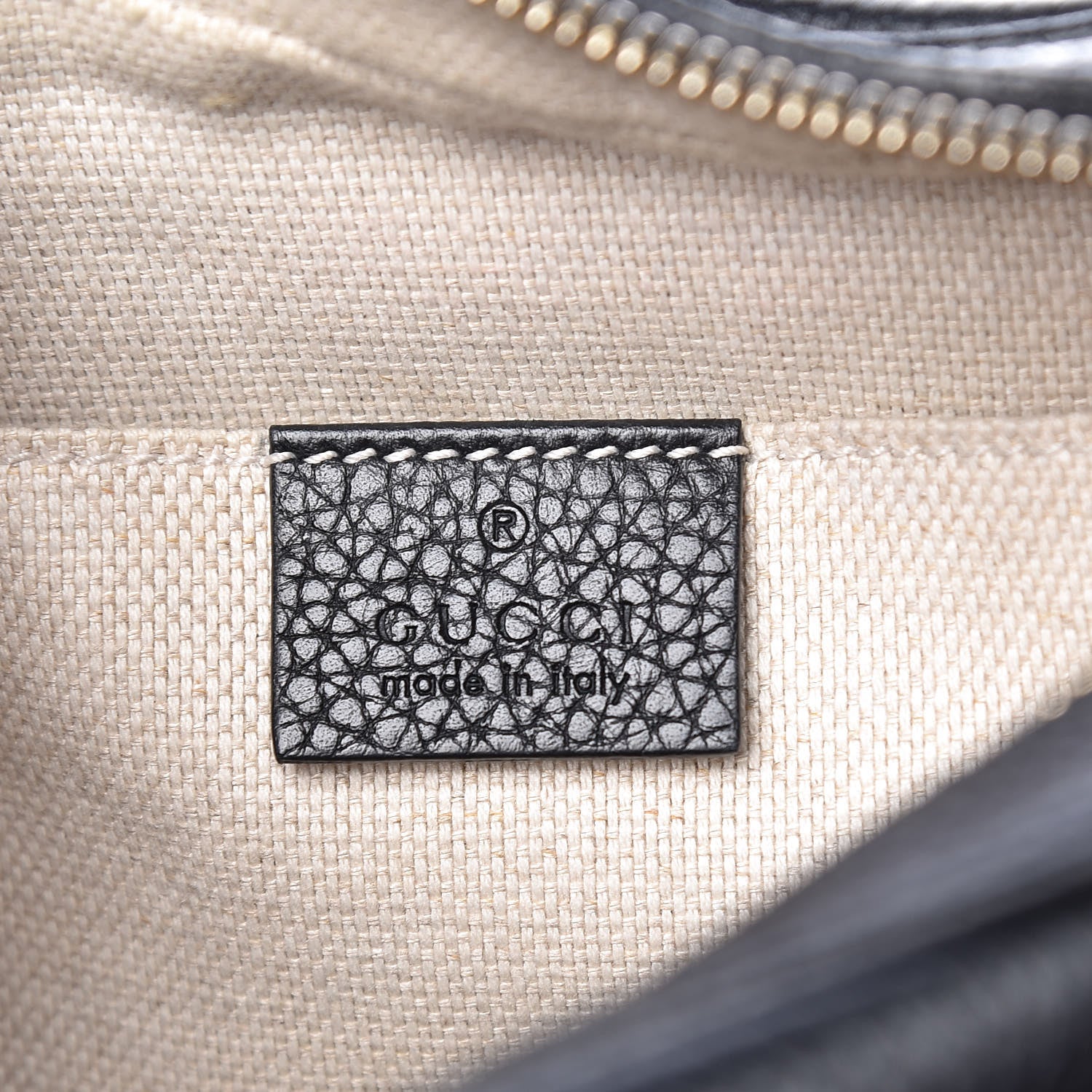Gucci Pebbled Calfskin Small Soho Disco Bag Black 6 of 11