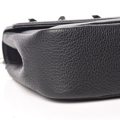 MCM Metallic Grained Calfskin Studded Mini Catherine Crossbody Bag Black 10 of 11