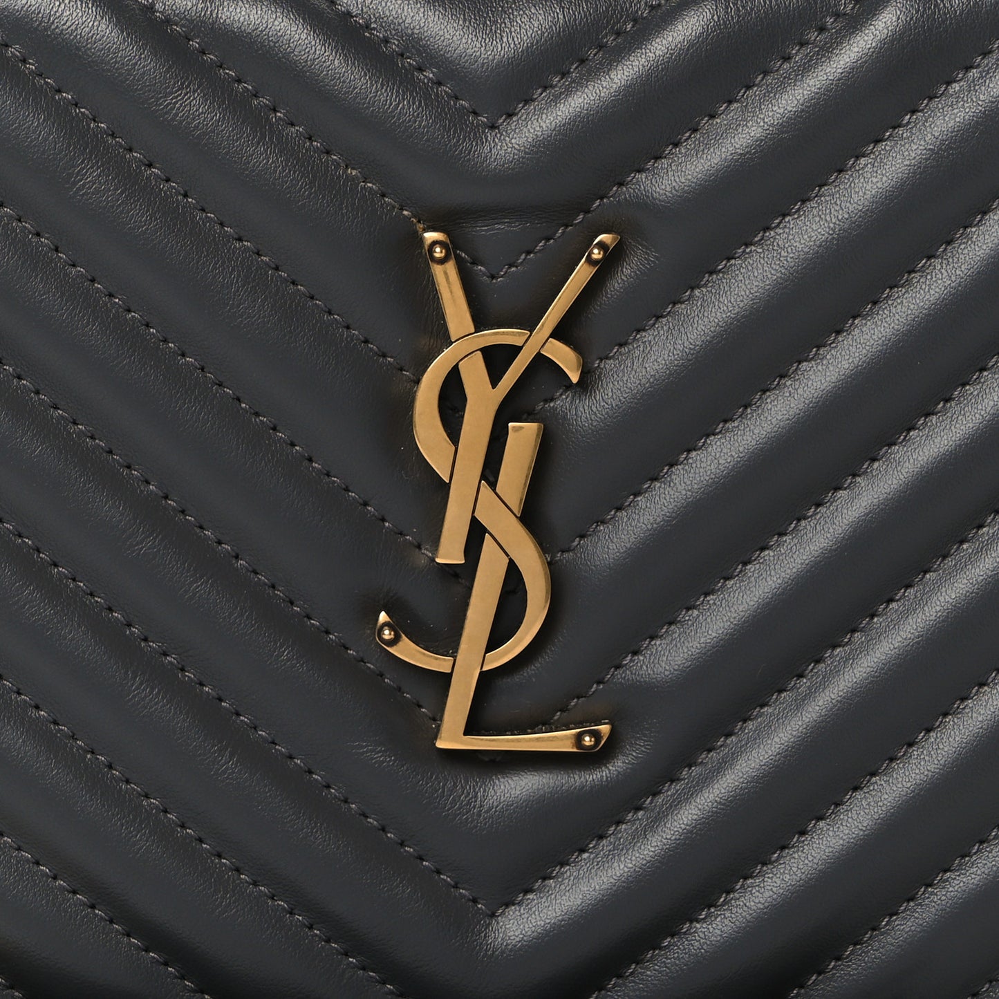 Calfskin Matelasse Monogram Lou Camera Bag Dark Smog