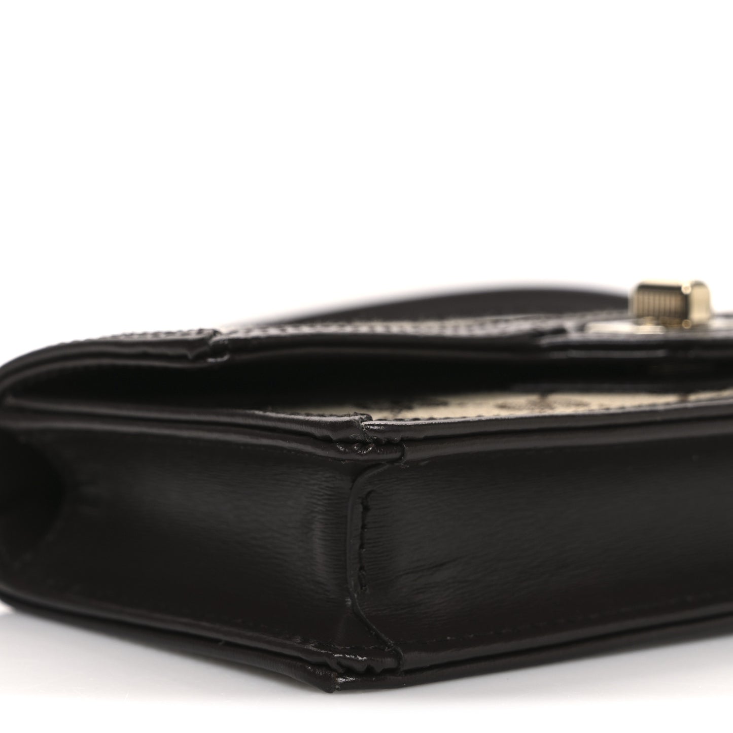 GG Monogram Mini Luce Shoulder Bag Beige Ebony