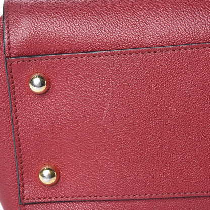 Burberry Soft Grain Medium Buckle Tote Parade Red 17 of 17