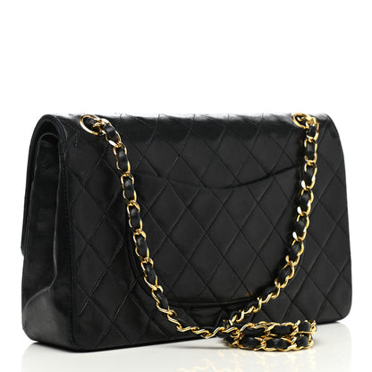 Chanel Lambskin Quilted Medium Double Flap Black 2 of 15