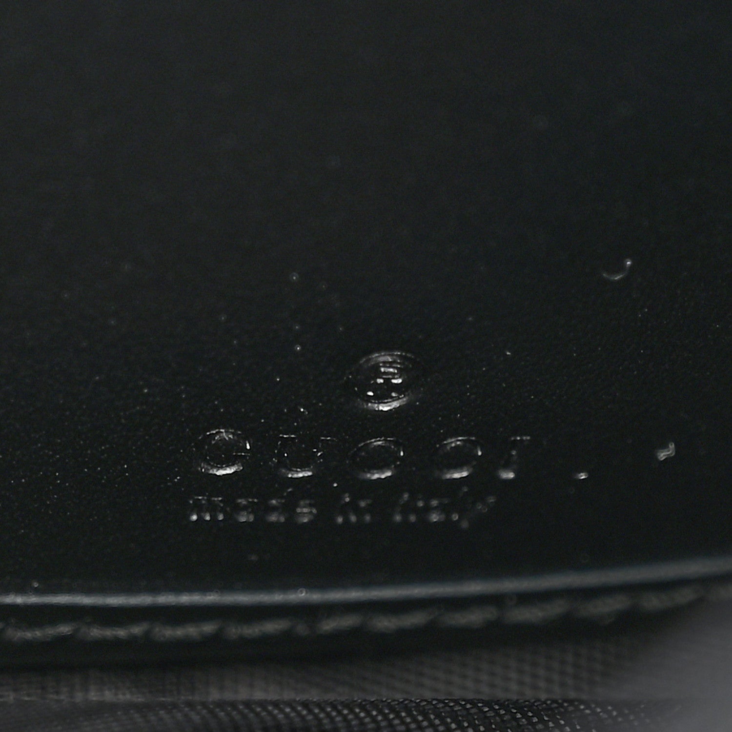 Gucci Guccissima Padlock Continental Chain Wallet Black 7 of 9