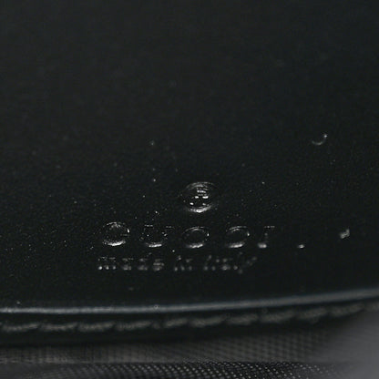 Gucci Guccissima Padlock Continental Chain Wallet Black 7 of 9