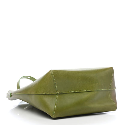 Mansur Gavriel Vegetable Tanned Calfskin Mini Bucket Bag Verde Raw 5 of 22