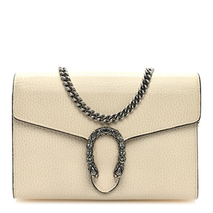 Gucci Dollar Calfskin Mini Dionysus Chain Wallet Mystic White 1 of 8