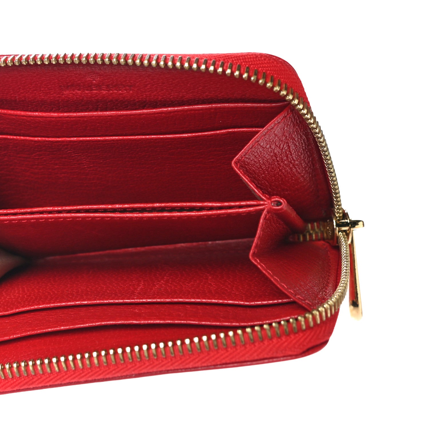 Mulberry Small Classic Grain Compact Zip Wallet Red 5 of 11