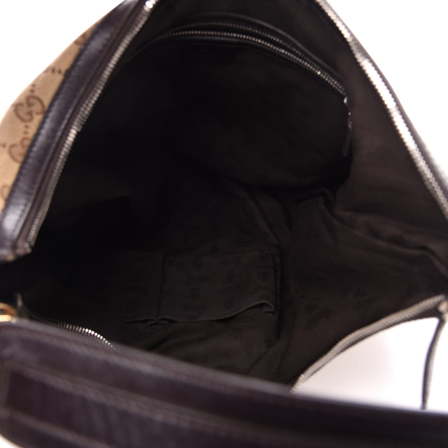 Monogram Large GG Twins Hobo Dark Brown