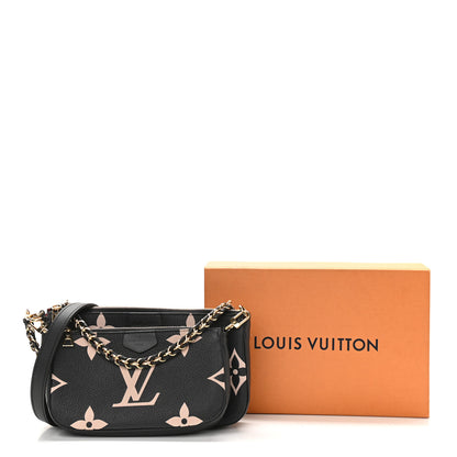 Louis Vuitton Empreinte Monogram Giant Multi Pochette Accessories Black Beige 13 of 13