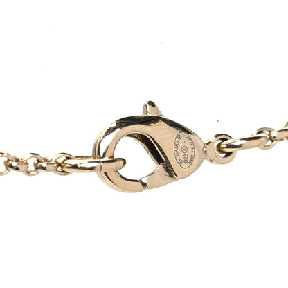 Chanel CC Heart Chain Pendant Necklace Gold 5 of 5