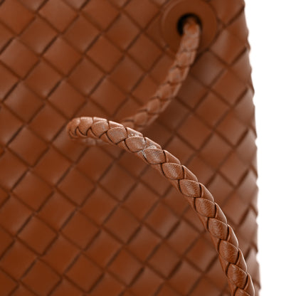 Bottega Veneta Nappa Intrecciato Small Andiamo Shoulder Bag Amber 11 of 11