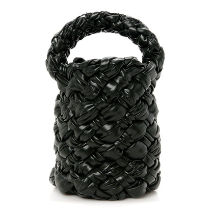 Bottega Veneta Calfskin Intrecciato Kalimero Bucket Bag Dark Green 1 of 11