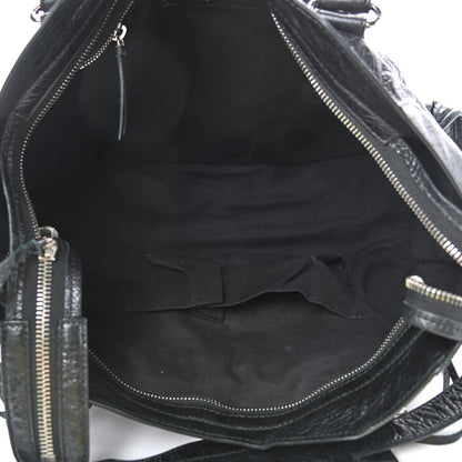 Balenciaga Agneau Classic Silver Hardware City Black 4 of 4