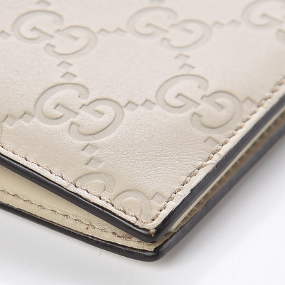 Gucci Guccissima Bi-Fold Wallet White 6 of 17